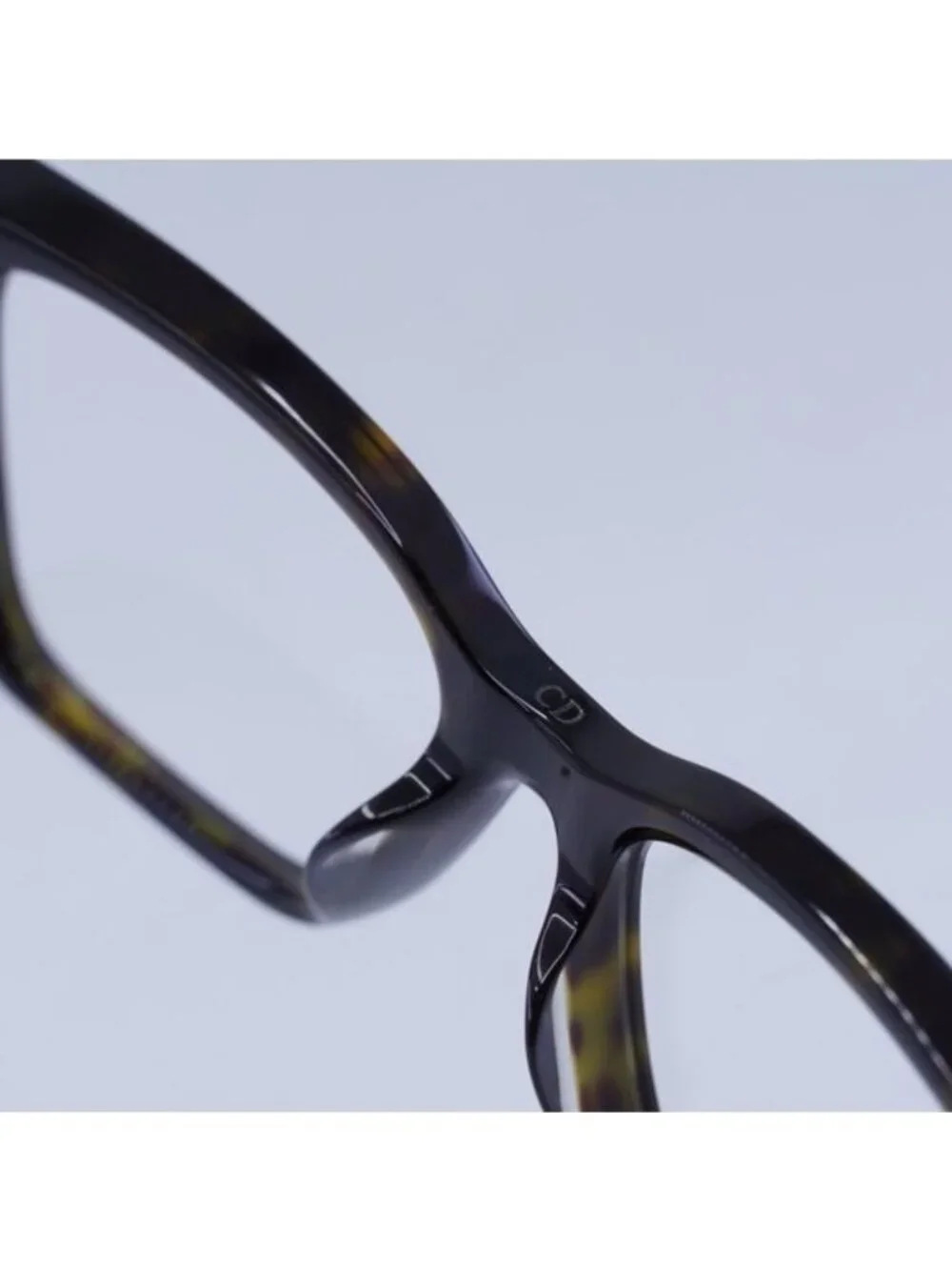 Dior CD DIAMONDO S1F 2000 Eyeglasses Havana 55mm Square Frame